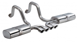 CORSA Sport Sound Chevy C5 Corvette 2.5" Axle-Back Exhaust with 3.5" Tigershark LPE Tips 1997-2004