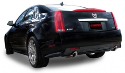 CORSA Cadillac CTS-V Sedan Stainless Axle Back Touring Exhaust 2009-2013
