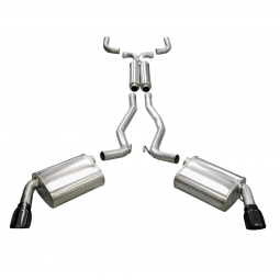 CORSA SPORT Sound Chevrolet Camaro SS 2.5" Cat-Back Exhaust with 4" Polished Pro-Series Tips 2010-15