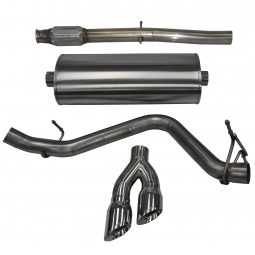 CORSA TOURING Sound Silverado & Sierra 3" Cat-Back Exhaust  with Side Exit 4" Tips 2014-2019