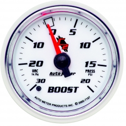 AutoMeter C2 Series Mechanical Boost/Vac Gauge (2 1/16", 30In. HG./20 PSI) 7107