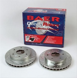 Baer C5 C6 Corvette Cross Drilled Brake Rotors 1997-2012 Rear