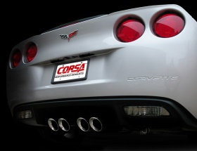 CORSA C6 Corvette Stainless Exhaust Sport Twin 3.5 Pro Tip 05-08