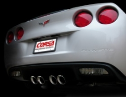 CORSA C6 Corvette Stainless Exhaust Sport Twin 3.5  Pro Tip 05-08