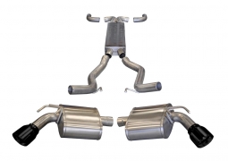 CORSA Sport Sound Chevy Camaro SS 2.5" Cat-Back Exhaust with Single 4" Black Tips 2010-2015