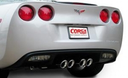 CORSA C6 Corvette Exhaust Xtreme Twin 3.5 Pro Series Tips 2005-2008