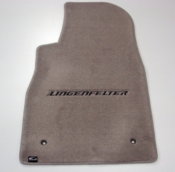 Lingenfelter C5 Corvette LLoyds Mats Multiple Logo Color Choices on 4 Carpet Color Choices Floor Mat